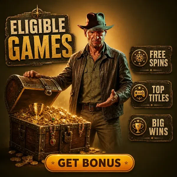 Trailblazer opens treasure chest revealing no deposit bonus at Casino Jackpotraider